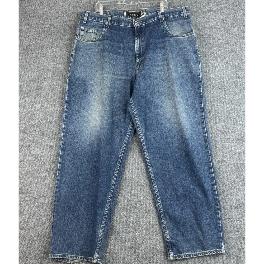 Vintage 2000 Levi's SilverTab Baggy Jeans Mens 42x34 Blue Denim Y2K Wide Leg